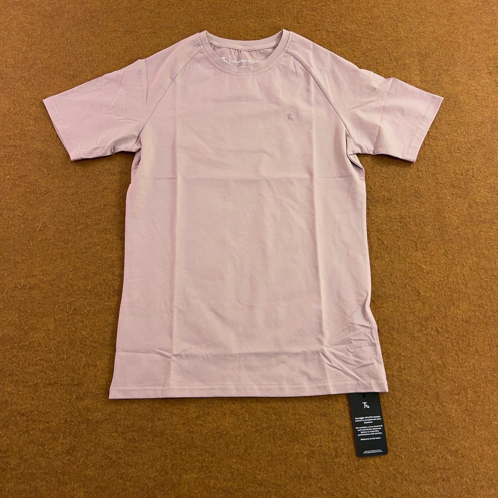 Tailored Athlete Mens Medium Mauve Muscle Fit Short Sleeve T-Shirt NWT